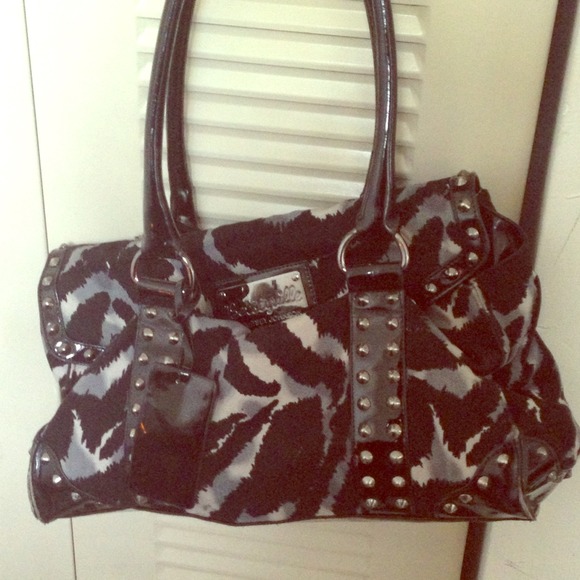 Betsey Johnson Zebra print purse