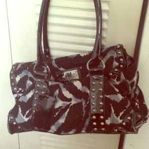 Betsey Johnson Zebra print purse