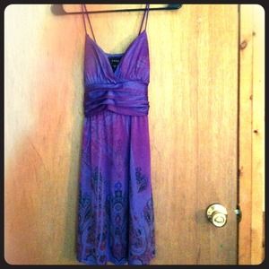 Purple dress, worn once!
