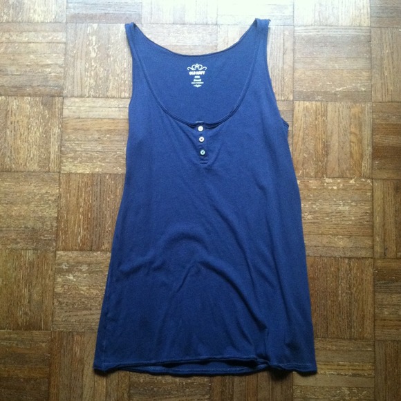 🚫TRADED🚫Loose Blue Tank Top (Small)