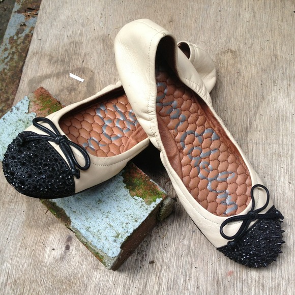 Sam Edelman studded toe ballerina slippers. Sz 10
