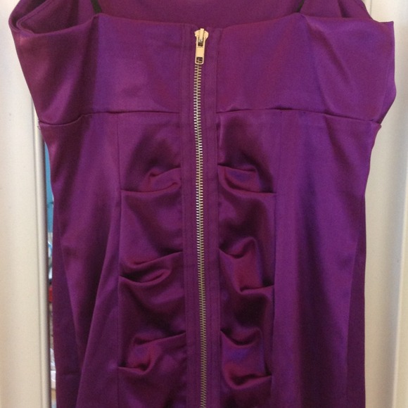 Beautiful Purple Morgan & Co. Strapless Dress - Picture 4 of 4