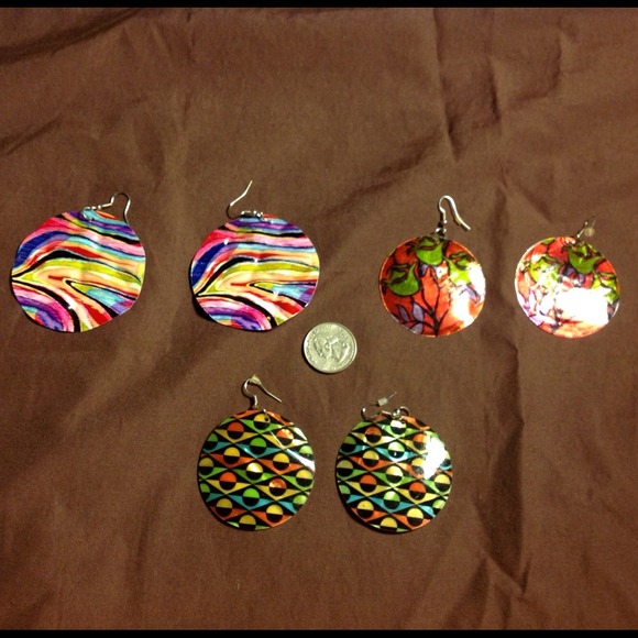 Bright and Colorful Earrings