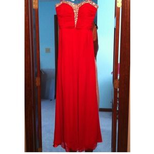 REDUCED!! PROM DRESS! SOMEONE BUY!! WORN ONCE!!