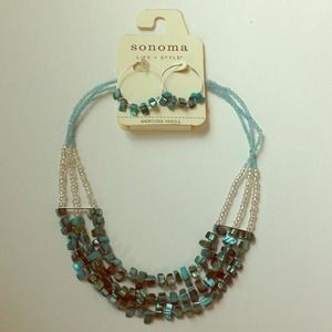 Sonoma earring and necklace set