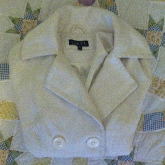Rue21 Jackets & Blazers - ❄White Peat coat from Rue21❄