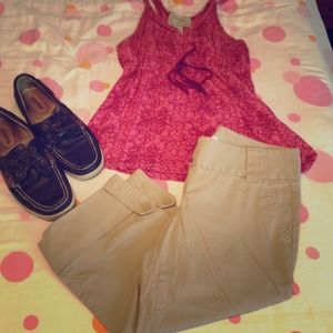 Express khaki capris