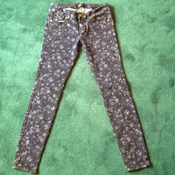Nordstrom Juniors Printed Skinny Jeans - Picture 1 of 4