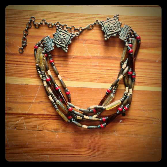 Beaded belt -  fastens from 30- 41 in - Picture 1 of 3