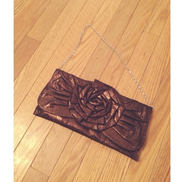 Chocolate Shimmer Clutch