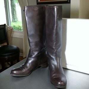 dark brown banana republic boots