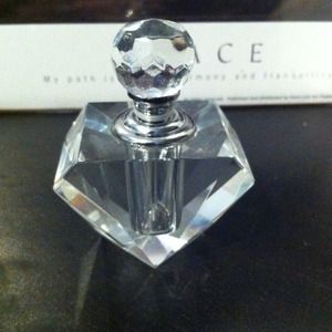 Decorative glass bottle