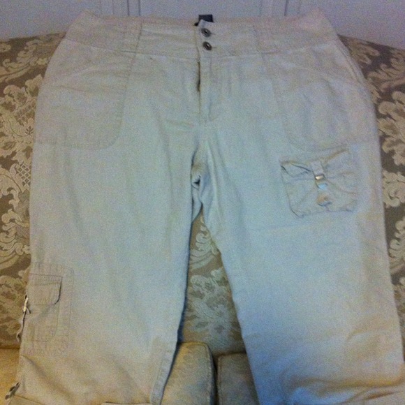 **SOLD**Cargo Style Capris - Picture 2 of 3