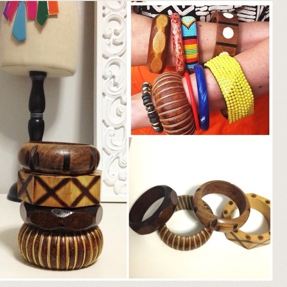 ❗Reduced❗HANDMADE Bangles from Africa - Picture 3 of 4