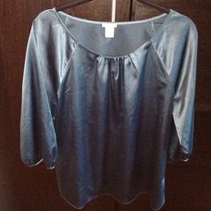 ***SOLD***Ann Taylor Teal Long Sleeve