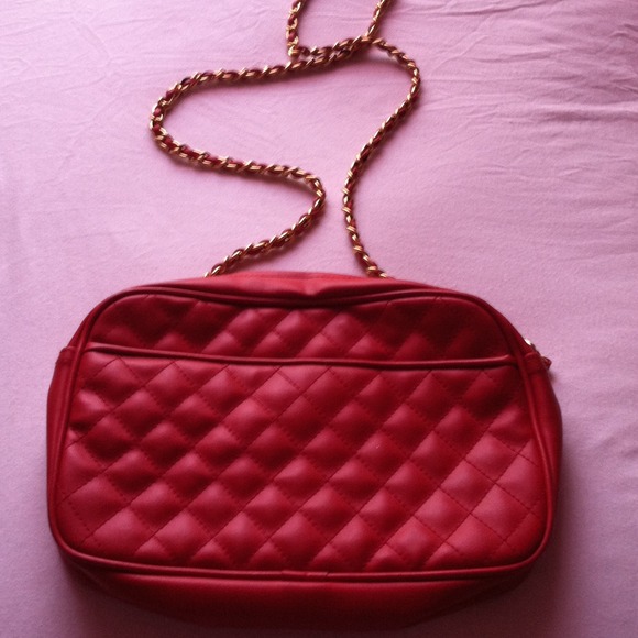 Cherry red crossbody bag - Picture 1 of 4