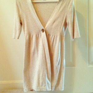 Banana Republic - one button sweater, half sleeve