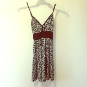 Sweet Patterned Summer Dress