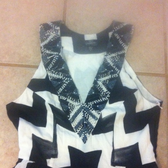 BeBe chevron dress