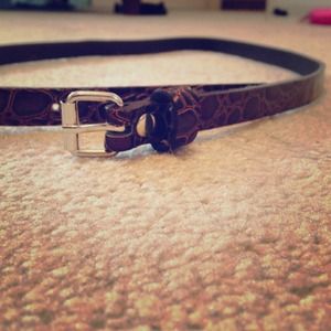 Brown stylish belt