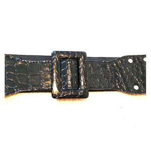 Black thick belt
