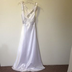 Backless Full Length Formal Gown