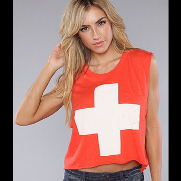 ❌SOLD❌ WILDFOX Lifeguard Crop Top
