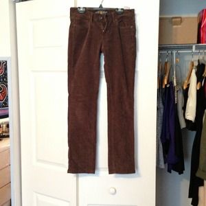 Brown corduroy jeans