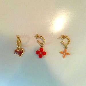 Louis Vuitton Set of 3 Earrings