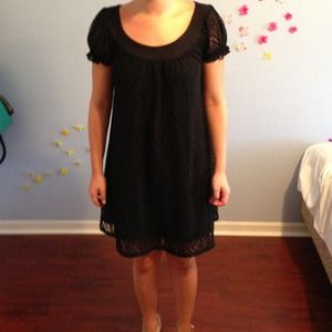 Black Ella moss dress