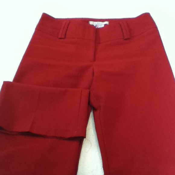 Red trousers