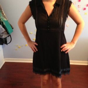 Navy free people dress