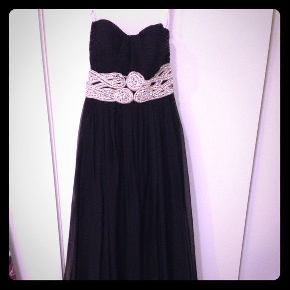 Sherri Hill Black Evening Gown