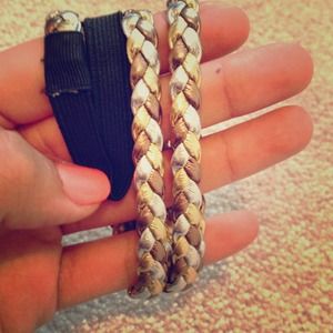 Bronze silver and gold headband