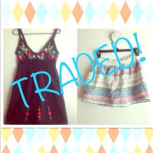 TRADED! 🌸🌺hippy boho dress and skirt 🌺🌸