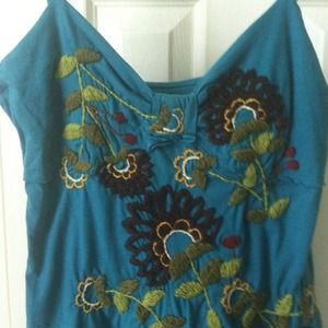 Boutique top joystick embroidery  small  detailed