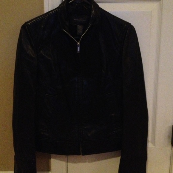 Black Banana Republic Leather jacket