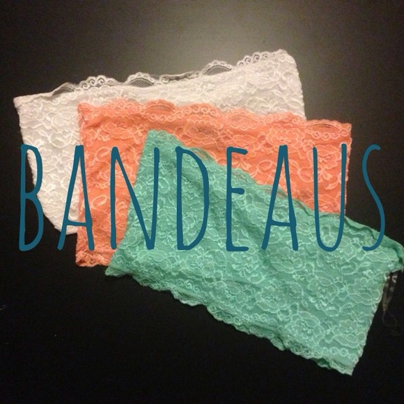 Other - Green, coral, and white bandeaus! ✨
