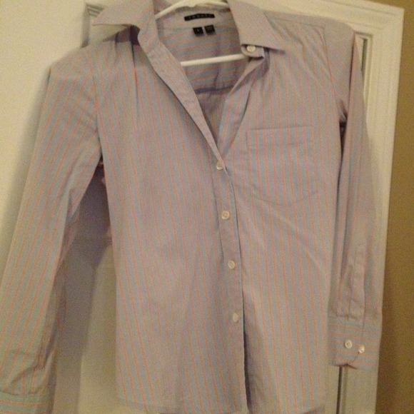 Theory 3/4 sleeve button down