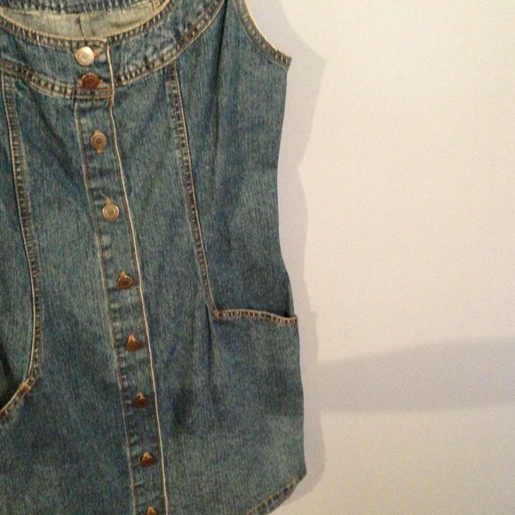 Vintage denim dress - Picture 3 of 4
