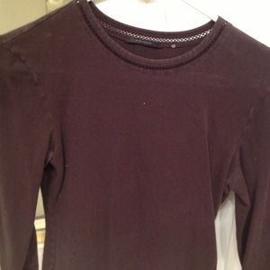 Brown elie Tahari long sleeved top