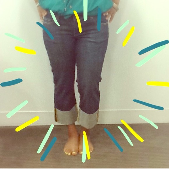 Cropped jeans