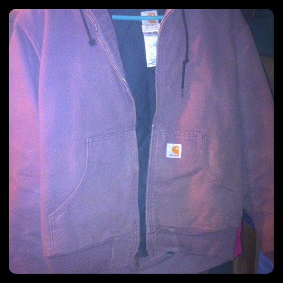 This is a woman size small carhartt lined jacket