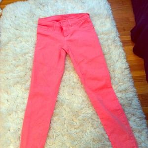 Authentic J.brand coral jeggings