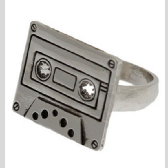 ModCloth Cassette Tape Ring