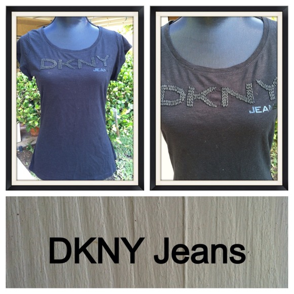 DKNY Tops - ***2 x REDUCED*** Black DKNY Jeans shirt