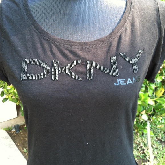 ***2 x REDUCED*** Black DKNY Jeans shirt - Picture 2 of 4