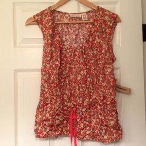 DKNY floral top