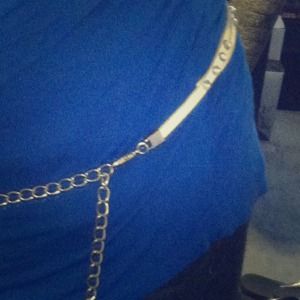 SOLD in BUNDLE!!! White Jeweled Belt
