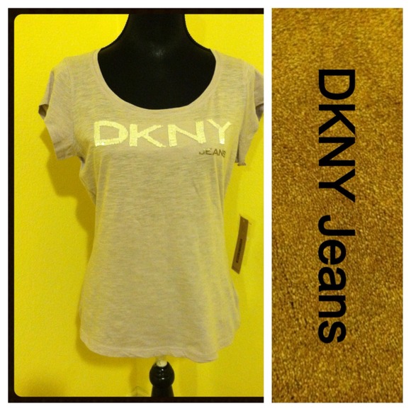 DKNY Tops - ***2 x REDUCED*** Light purpleDKNY Jeans T- shirt